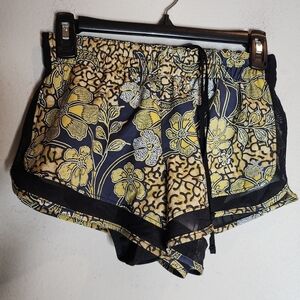 Urban Outfitters Without Walls lined running‎ shorts. Blue yellow.  Size small